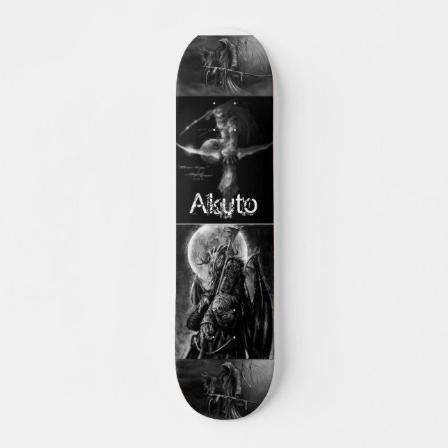 demons and angels skateboard (Front)
