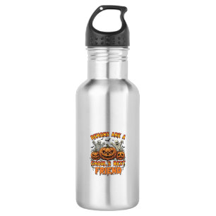 Demons Are Ghouls Friend Pumpkins Mummy Ghost Bats 532 Ml Water Bottle