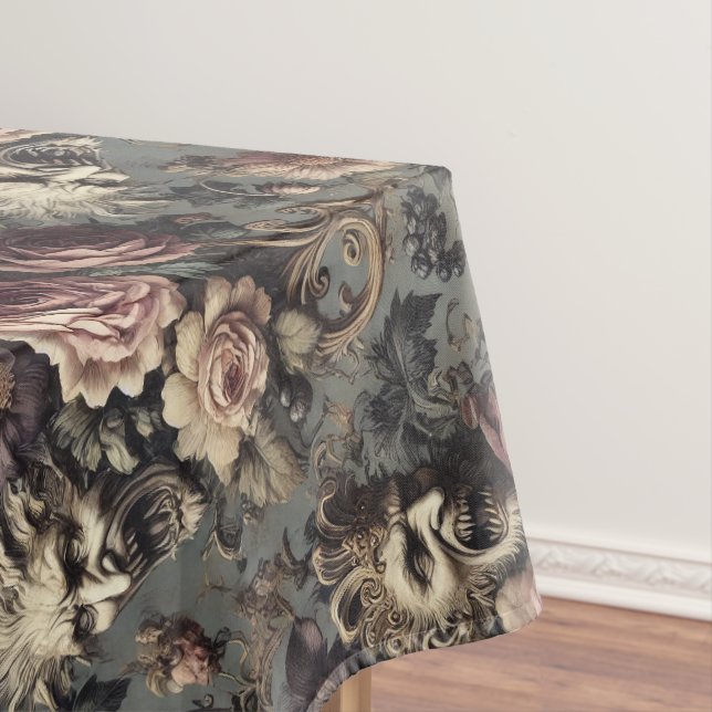 Demons of Delinquency – Gothic Large Pattern Tablecloth (In Situ)