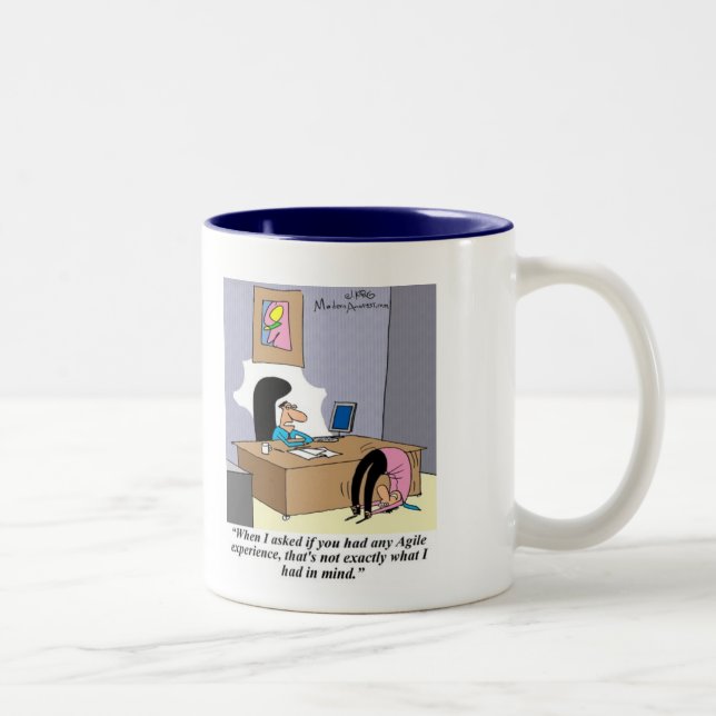 Demonstrate your agile skills! Two-Tone coffee mug (Right)