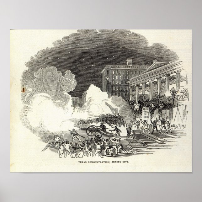 Demonstration at Jersey City Poster (Front)