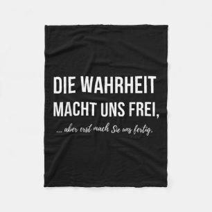 Demonstration Environmental Protection The Truth M Fleece Blanket