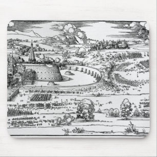 Demonstration of defensive measures mouse mat