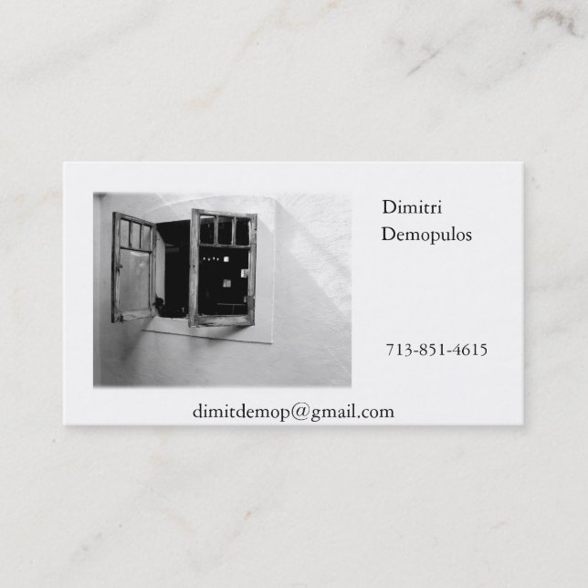 Demopulos Buisness Card (Front)