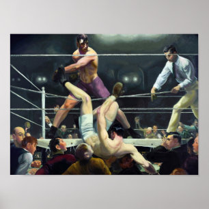 Dempsey and Firpo by George Bellows Poster