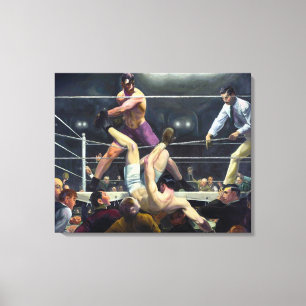 Dempsey and Firpo George Bellows Canvas Print