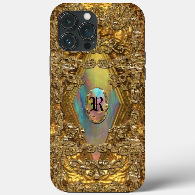 Dempsey Elegant Chic Monogram  Case-Mate iPhone Case (Back)
