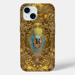 Dempsey Elegant Chic Monogram  iPhone 15 Case
