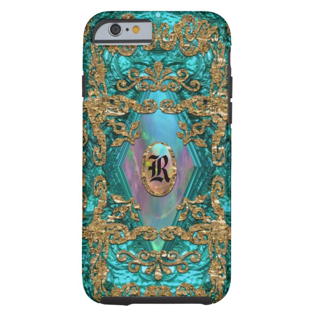 Dempsey Micha Elegant 6/6s  Monogram Case-Mate iPhone Case (Back)