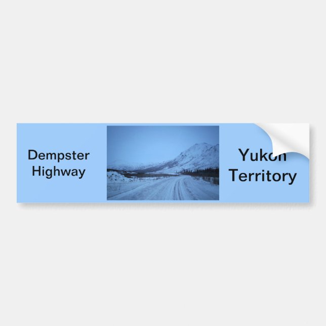 Dempster Highway Bumper Sticker (Front)