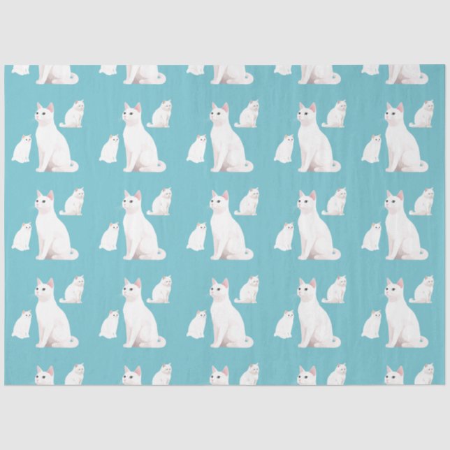Demure Cats Tissue Paper (Front)