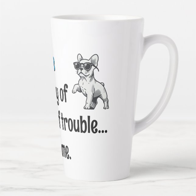 Demure Frenchie Mug (Right)