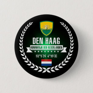 Den Haag 6 Cm Round Badge