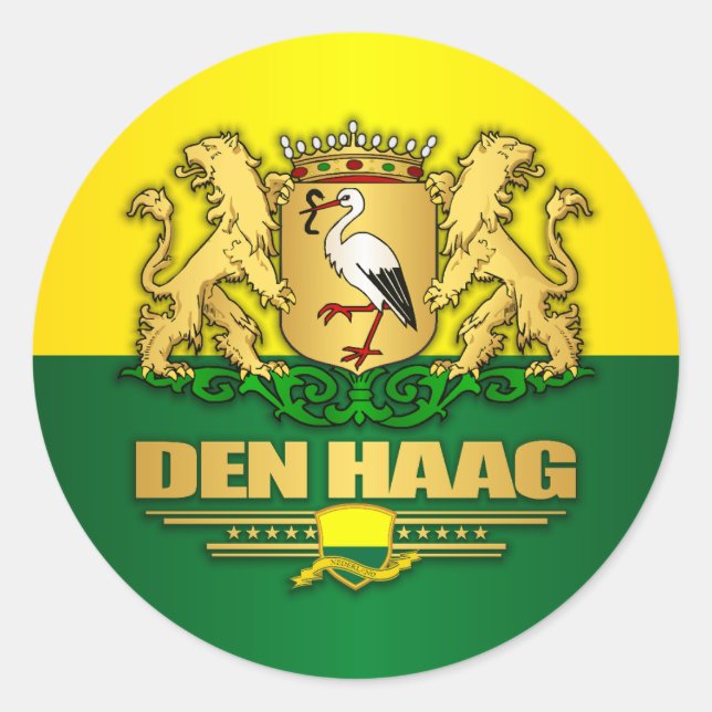 Den Haag (The Hague) Classic Round Sticker (Front)