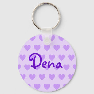Dena in Purple Key Ring