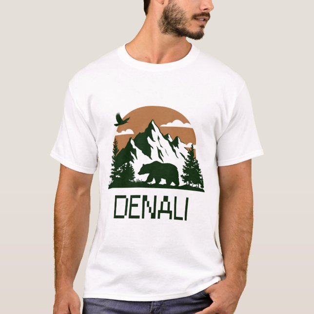 Denali - Alaska T-Shirt (Front)