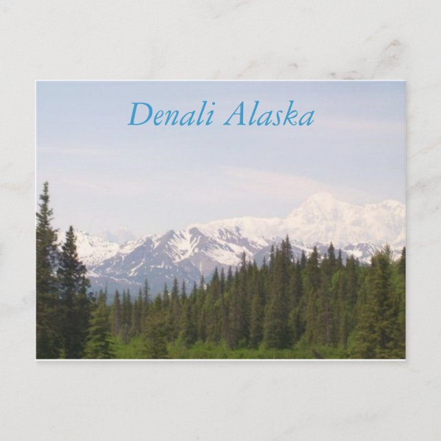 Denali, Denali Alaska Postcard (Front)