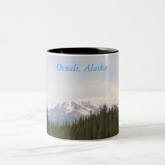 Denali, Denali, Alaska Two-Tone Coffee Mug
