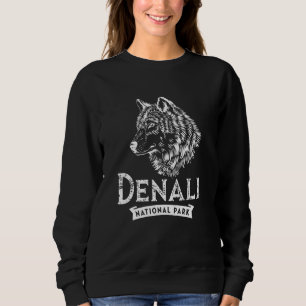 Denali Est. 1917 Retro Vintage Alaska National Par Sweatshirt