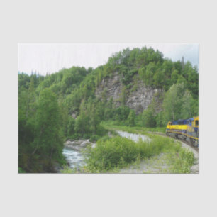 Denali Express Alaska Train Vacation Photography Tissue Paper