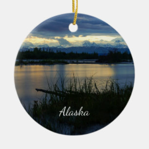 Denali Midnight Sunset Ornament