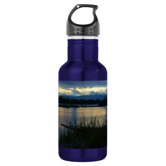 Denali Midnight Sunset Water Bottle (Front)