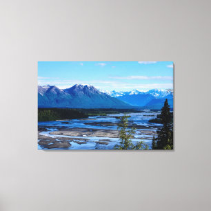 Denali Mountain Range Canvas Print
