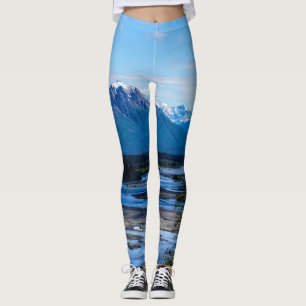 Denali Mountain Range Leggings