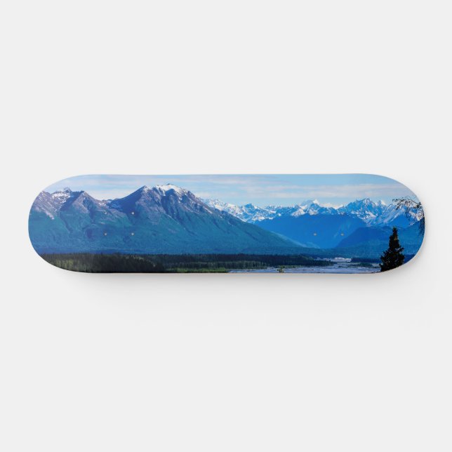 Denali Mountain Range Skateboard (Horz)