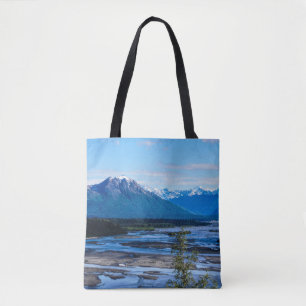 Denali Mountain Range Tote Bag