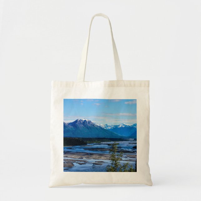 Denali Mountain Range Tote Bag (Front)