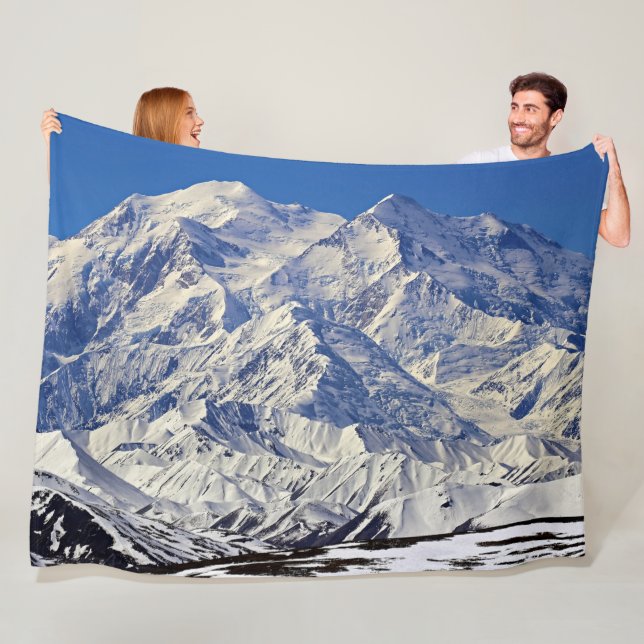 DENALI MOUNTAINS FLEECE BLANKET (In Situ)