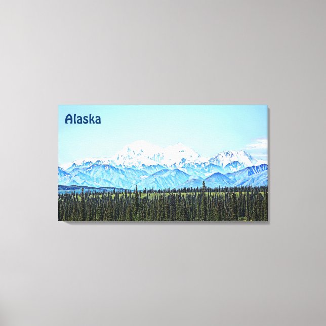 Denali (Mt. McKinley) Canvas Print (Front)
