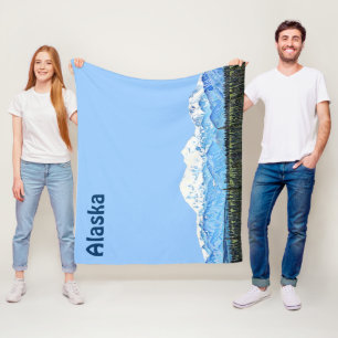 Denali (Mt. McKinley) Fleece Blanket