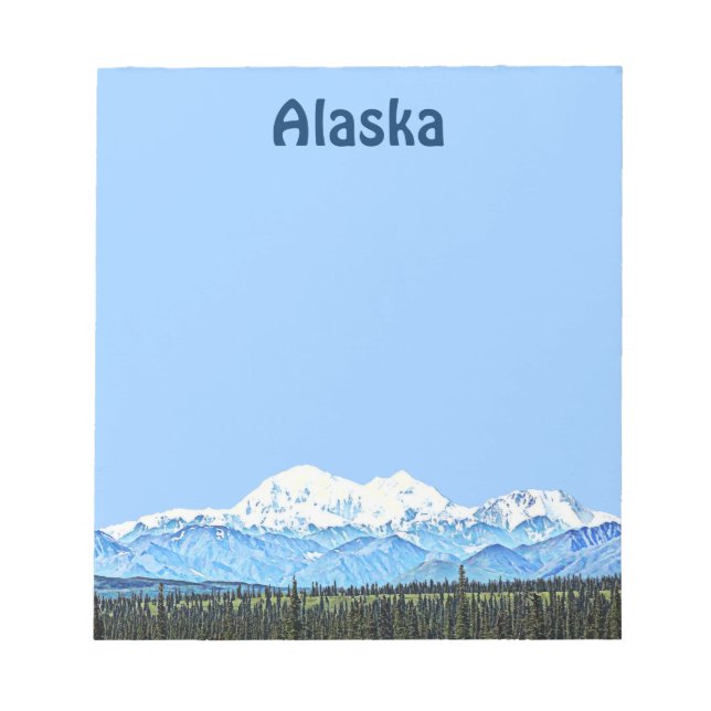Denali (Mt. McKinley) Notepad (Front)