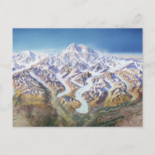 Denali (Mt. McKinley) Panorama Postcard