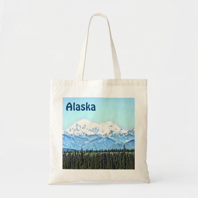 Denali (Mt. McKinley) Tote Bag (Front)