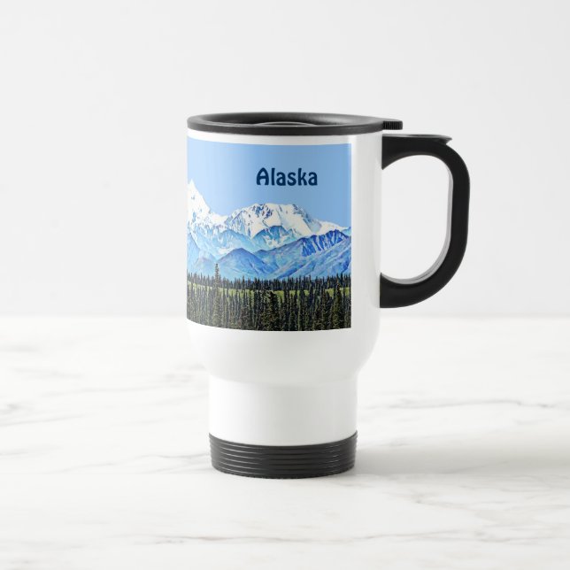 Denali (Mt. McKinley) Travel Mug (Right)