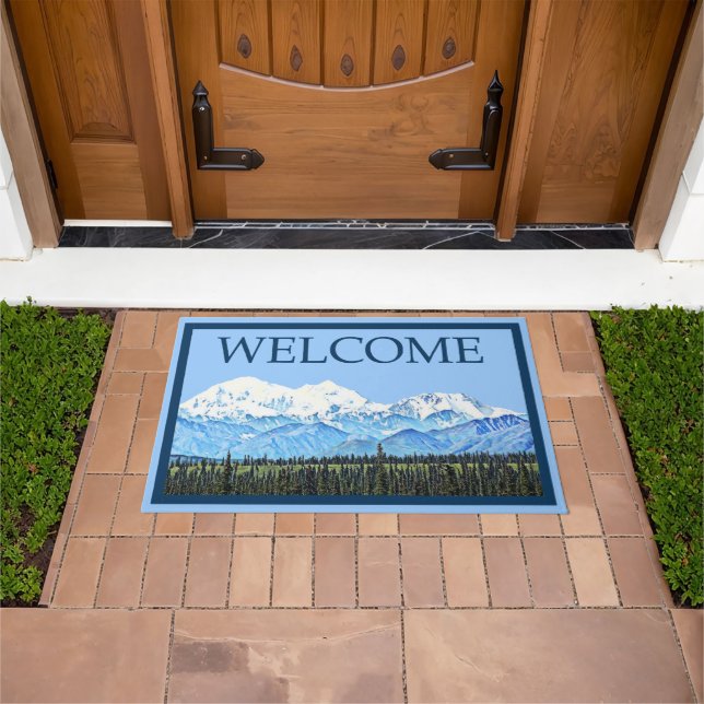 Denali (Mt. McKinley) - Welcome Doormat (Outdoor)
