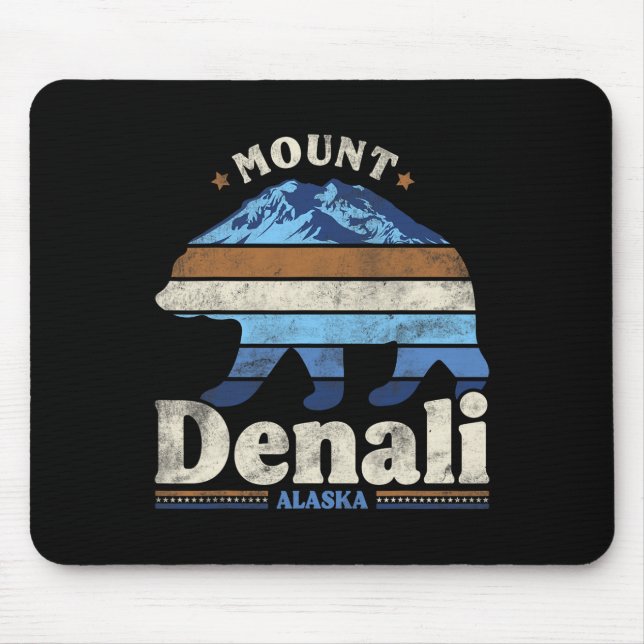 Denali National Park Alaska Hiking Camping Travel  Mouse Mat (Front)