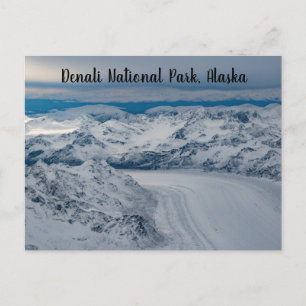 Denali National Park Alaska Holiday Postcard