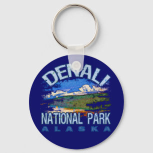 Denali National Park, Alaska Key Ring