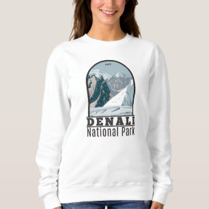 Denali National Park Alaska Mount Hunter Vintage Sweatshirt