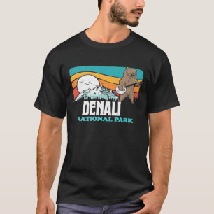 Denali National Park Alaska Mountains Banjo Bear T-Shirt