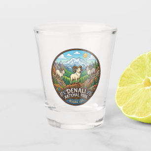Denali National Park Alaska Shot Glass