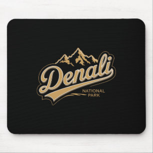 Denali National Park Alaska Souvenir Mountain Camp Mouse Mat