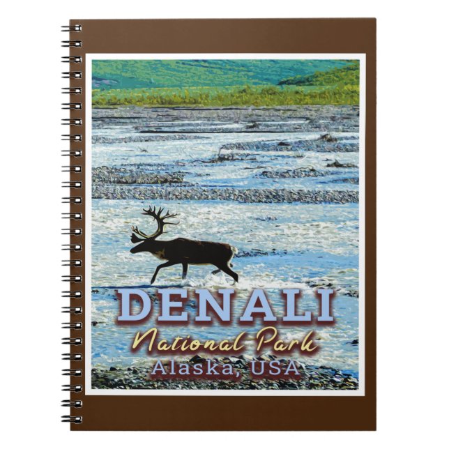 DENALI NATIONAL PARK - ALASKA UNITED STATES NOTEBOOK (Front)