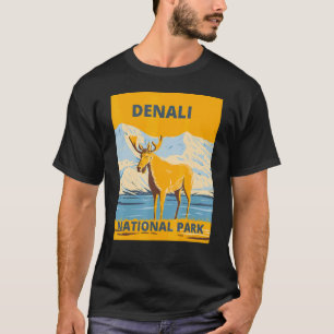 Denali National Park and Preserve Alaska Elk Souve T-Shirt
