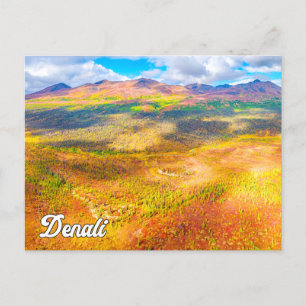 Denali National Park and Preserve, Alaska Postcard