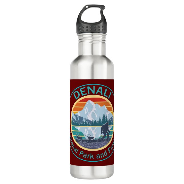 Denali National Park and Preserve Bigfoot 710 Ml Water Bottle (Front)